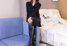 [BoBoSocks袜啵啵]NO.072 小甜豆-两双长靴、厚黑丝、厚肉丝[144P+1V／6.59GB]-亿套图
