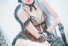 DJAWA Photo - Jeong Jenny  - Schwarz und Wei Katzenmädchen [34P-46.2MB]-亿套图