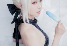 Ely_eee(ElyEE子) NO.071 — 黑皮泳裙[15P／40.8MB]-亿套图
