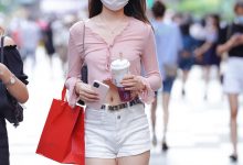 都市丽人漂亮的白色热裤小姐姐【35P-410MB】-亿套图