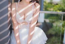 香草喵露露 - NO.40 杨枝甘露 白色纱裙 [48P1V-1.22GB]-亿套图
