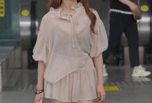 都市丽人纯色花边系带长袖衬衫小姐姐【298P-3.52G】-亿套图