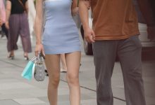 都市丽人一字抹胸装包臀裙美女【132P+1V-2.12G】-亿套图