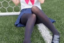 喵写真 VOL.009 球场上的黑丝校服 [75P-854MB]-亿套图