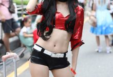 精选街拍作品 NO.0006 超短黑色皮裤少女原图[200P／225MB]-亿套图