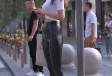 精选街拍作品 NO.0010 身姿挺拔紧身皮裤美女图片第1部[144P／186MB]-亿套图