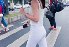 精选街拍作品 NO.0041 白色紧身裤美女原图[263P／315MB]-亿套图