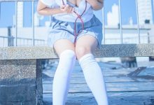 阿汐汐W NO.003 天台JK [40P-109MB]-亿套图