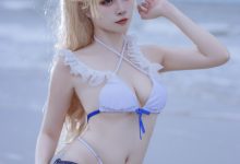 二佐Nisa - NO.138 碧蓝苏塞克斯泳装 [20P-99MB]-亿套图