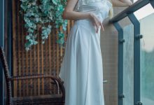 秋和柯基 - NO.87 白色连衣裙 [37P+2V-838MB]-亿套图