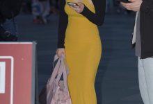都市丽人黄色包臀裙美女【87P-1.31G】-亿套图