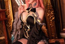 瓜希酱 - NO.51 玉藻前 漆黑魔术服 [20P-133MB]-亿套图