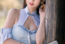 kyokyo沉迷汉堡王 - 蓝色旗袍 [24P-102MB]-亿套图