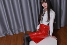 [IESS异思趣向] 2022.12.25 丝享家 1309 团团《红色姓感漆皮》[89P-96.2M]-亿套图