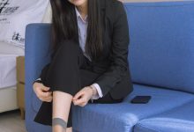 [BoBoSocks袜啵啵]NO.245 小甜豆-高跟鞋、短灰丝、半蹲镜头较多 [300P+1V／8.48GB]-亿套图