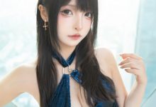 神楽坂真冬 -  蓝衣旗袍 [75P+2V-235MB]-亿套图