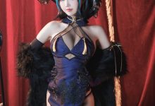 面饼仙儿 柴郡旗袍 [21P+1V-790MB]-亿套图
