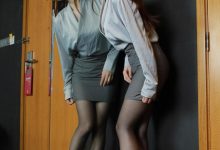 [IESS异思趣向] 2023.03.08 丝享家 1384 小婕《灰裙亮丝》[86P-94.8M]-亿套图