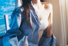 桜桃喵 -  蓝衬衫 [44P-1.10GB]-亿套图