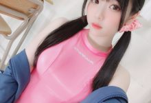 霜月shimo -  Pink Swimsuit 粉色泳装 [21P-100MB]-亿套图
