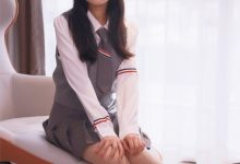初夏女神 NO.021 沙沙 王心凌同款JK搭配JK小黑皮鞋[136P+1V／5.25GB]-亿套图