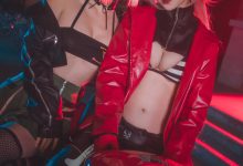铁板烧鬼舞w -  NO.005 黑贞黑呆双人[23P-353.6M]-亿套图