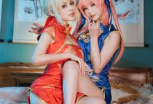 铁板烧鬼舞w -  NO.017 玉藻前旗袍蓝[12P-127.2M]-亿套图