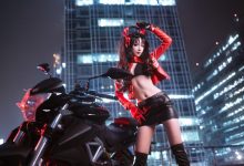 Sakiiii翎柒 - NO.10 机车凛 [9P-76MB]-亿套图