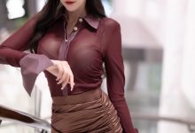 王馨瑶《暗红网纱透视i御姐装》原版写真 [110P-471MB]-亿套图
