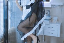 羽天shine -  黑色女仆 [36P-132MB]-亿套图