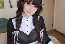 白银81  - 透明なメイド服[100P-281MB]-亿套图