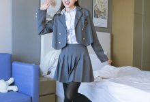 [BoBoSocks袜啵啵]NO.315 小沫-平底鞋、厚黑丝、模特穿鞋及丝袜踩玩偶小熊剧情[140P+1V／6.44GB]-亿套图