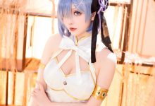 星之迟迟 - 24年1月计划B RE0 蕾姆 旗袍ver [76P-513MB]-亿套图