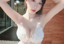 小玉吃果冻 - 白色蕾丝镂空[12P-45MB]-亿套图