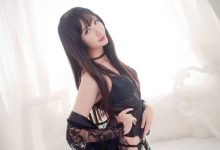 源纱希喵喵喵 - NO.003 黑色内衣 罩衫[17P]-亿套图