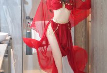 清妙《红色舞裙》原版写真 [93P-488MB]-亿套图