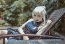 腐团儿 NO.002 黑saber泳装_第二弹阿尔托莉雅alter [12P-115MB]-亿套图
