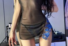 黎允熙 - 黑丝透视性感睡裙[25P+3V-156MB]-亿套图