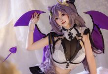 雪晴Astar-刻晴恶魔拘束睡衣[20P+4V-335MB]-亿套图