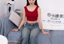 甜予摄影 NO.064 雪梨-帆布鞋、白棉袜、肉丝（脚尖加固款）[130P+2V／10.0GB]-亿套图