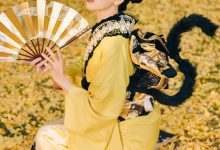 ElyEE子 –  2024年11月订阅 Ginkgo Black Cat銀杏黑貓 [24P+1V-108MB]-亿套图