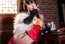 yuuhui玉汇碧蓝航线 大凤旗袍[23P-148M]-亿套图