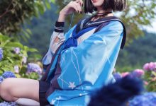 艾西Aiwest-蔚蓝档案-桐生桔梗[48P-1.07G]-亿套图