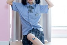 [BoBoSocks袜啵啵]NO.508 奶油 皮鞋、白棉袜、蝴蝶薄肉丝、jk制服[160P+1V／6.17GB]-亿套图