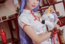 面饼仙儿 -  独角兽旗袍 [20P-230MB]-亿套图