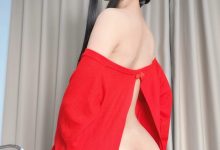 布丁大法 – 红色露屁衣[45P+5V-331M]-亿套图