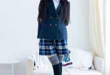 物恋传媒 No.2371 茯苓-JK制服、皮鞋、拼接过膝袜 [155P1V-3.54GB]-亿套图