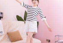 [BoBoSocks袜啵啵] NO.556 香菜-帆布鞋、白棉袜、裸足[149P-1V-5.76G]-亿套图