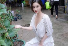 楠芝《性感白色长袍》原版写真 [84P-704MB]-亿套图