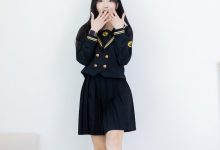 物恋传媒 No.2423 嘟嘟-JK制服、板鞋、白色蕾丝船袜、裸足 [150P1V-3.66GB]-亿套图